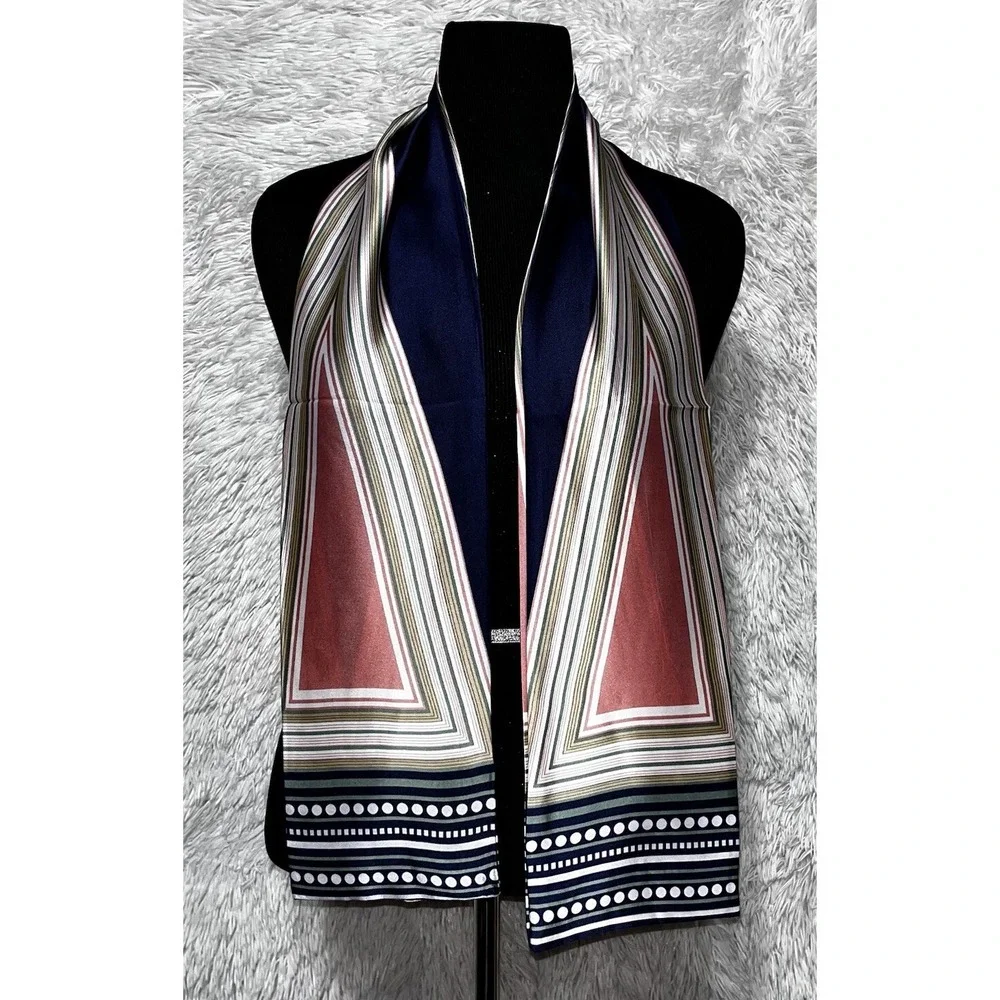 Women's Satin‎ Scarf Pink Blue Neck Wrap Silky Soft Dainty Christmas Gift